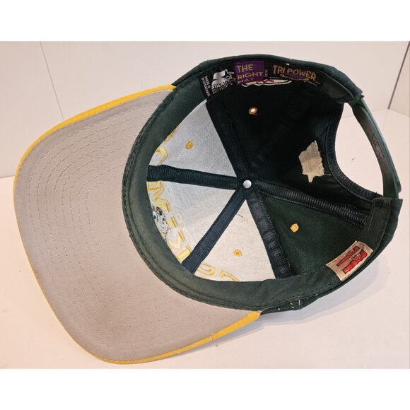 VTG 90s Edmonton Eskimos Starter Hat Fabric Adjustable Strap Polar Bear Rare - Picture 8 of 11